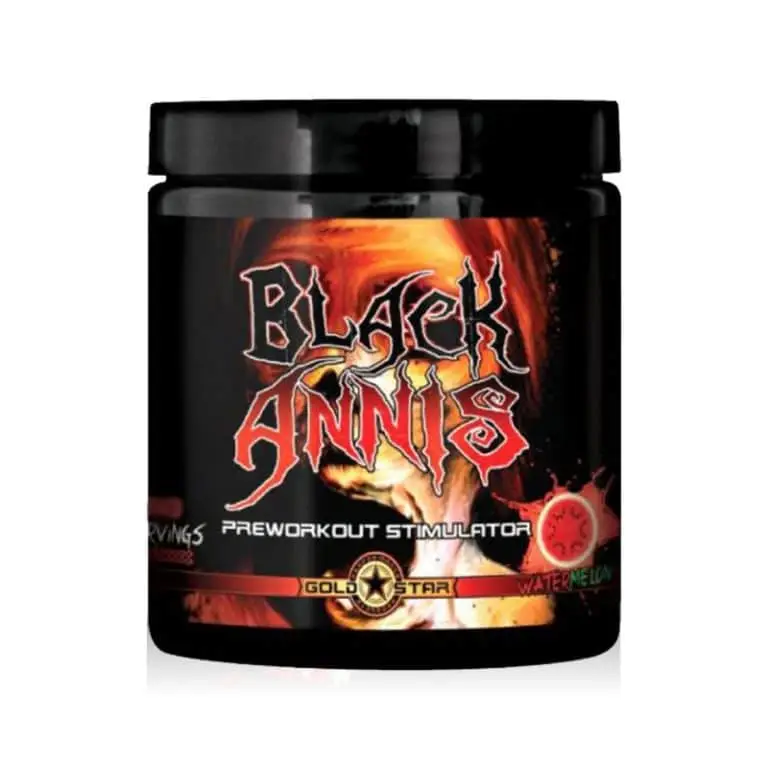 Black Annis Booster Pre Workout GoldStar DMAA