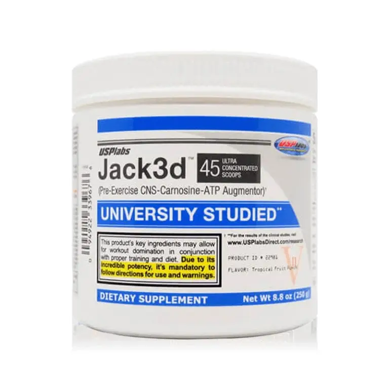 Jack3d Pre Workout DMAA USP LAB Tropical USP Labs